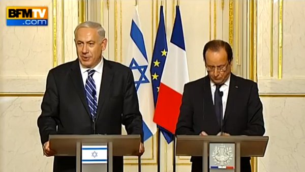 Bibi à l&rsquo;Elysée : Juifs, « faites d&rsquo;Israël, votre chez vous ». Un affront aux juifs, un affront à la République.