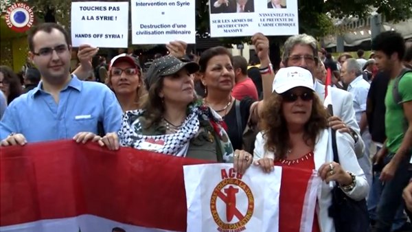 Manifestation contre le projet d’intervention militaire en Syrie