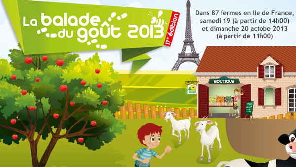 Consommez local : 17ème édition de la « Balade du goût » en région parisienne (19 et 20 octobre 2013)