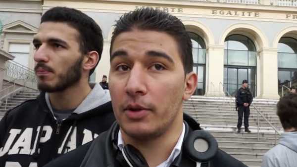 Manifestation de citoyen Stéphanois pour la liberté d’expression – reportage