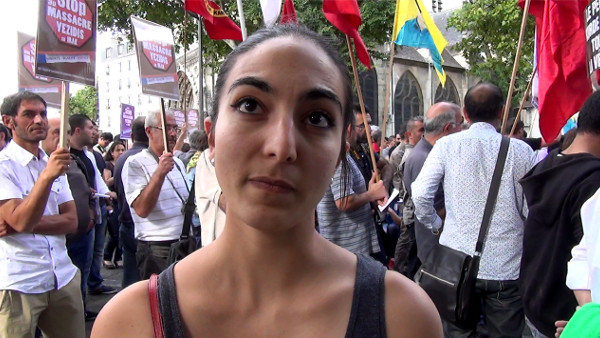 Manifestation de soutien aux kurdes d&rsquo;Irak