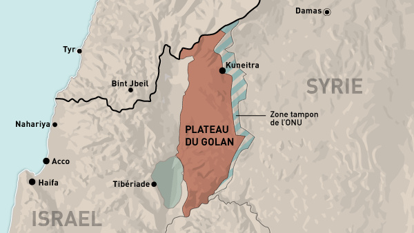 L&rsquo;armée israélienne abat un avion de chasse syrien au-dessus du Golan (France24)