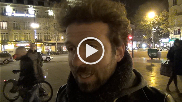 Cyril Dion à la Nuit Debout, avant la projection de son film « Demain »