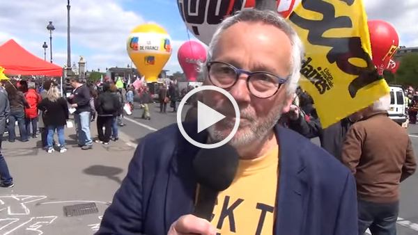 Reportage et micro-trottoir à la manifestation du 3 mai à Paris