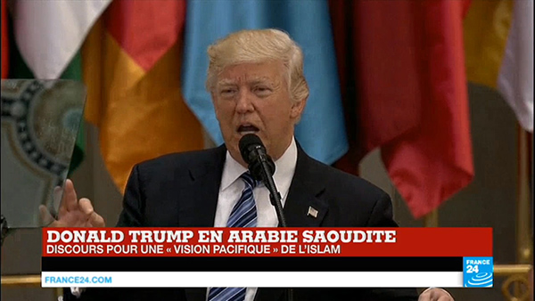 Trump en Arabie Saoudite : extrait d&rsquo;un discours très préoccupant