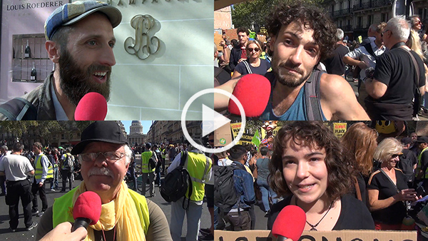 Reportage à l&rsquo;acte 45 des Gilets Jaunes et à la Manif pour le Climat