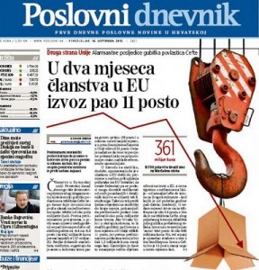 La Croatie se réveille brusquement du rêve européen : les exportations dégringolent et les milliards de l’UE ne sont pas versés (Express.be)