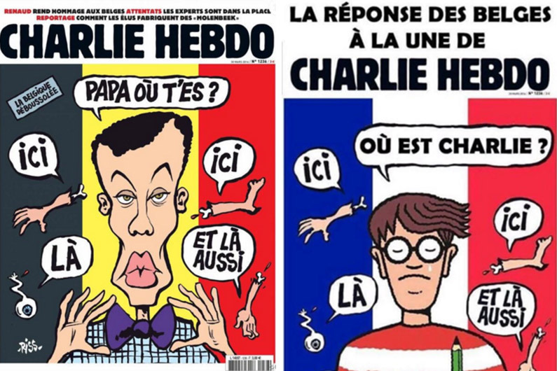 La réponse belge Charlie Hebdo