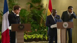 Emmanuel Macron et Nana Akufo-Addo